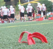 Mouth guards on the field