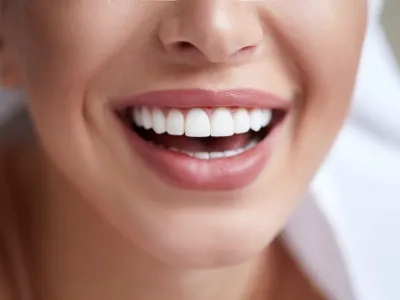 Smiling women face